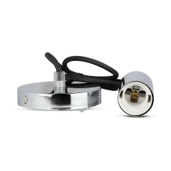 Lampa Wisząca VT-7338 E27 Max. 60W Czarna 3782