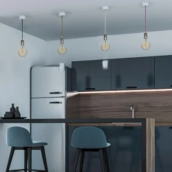 Lampa Wisząca VT-7338 E27 Max. 60W Czarna 3782