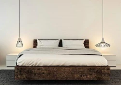 Lampa Wisząca VT-7121 E27 Concrete+Mesh 3847