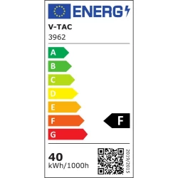 Oprawa LED V-TAC 40W Zwis Kwadrat Zmiana Barwy Światła D:460x460x120 Ściemnianie Biały VT-7461 2700K-6400K 3600lm 3 Lata Gwarancji