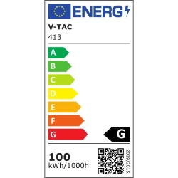 Projektor LED 100W 8000lm 4000K Dioda SAMSUNG Czarny IP65 413
