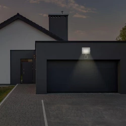 Projektor LED V-TAC 10W SAMSUNG CHIP Czujnik Ruchu Funkcja Cut-OFF Biały VT-10-S 3000K 800lm 5 Lat Gwarancji