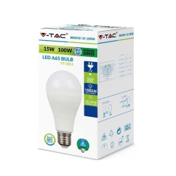 Żarówka LED VT-2015 15W A65 6400K 1500lm 200st. 4455