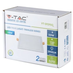 Panel LED V-TAC 29W Kwadrat VT-2929 3000K 2800lm
