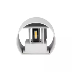 Kinkiet LED VT-759 6W 4000K 660lm BIAŁY OKRĄGŁY IP65 A++ 7091
