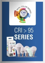 Żarówka LED VT-2217 17W E27 A65 2700K 1521lm CRI&gt;95 7485