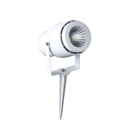 Oprawa Ogrodowa LED V-TAC Wbijana 12W Biała VT-857 4000K 720lm