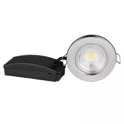 Oczko LED SAMSUNG CHIP 5W Hermetyczne IP65 Ściemnialne Chrom VT-885 4000K 500lm 5 Lat Gwarancji
