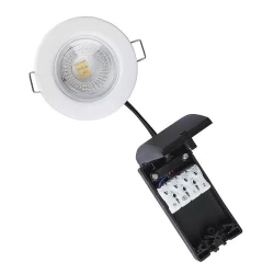 Oczko LED SAMSUNG CHIP 5W Hermetyczne IP65 Ściemnialne Białe VT-885 4000K 500lm 5 Lat Gwarancji