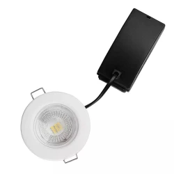Oczko LED SAMSUNG CHIP 5W Hermetyczne IP65 Ściemnialne Białe VT-885 4000K 500lm 5 Lat Gwarancji