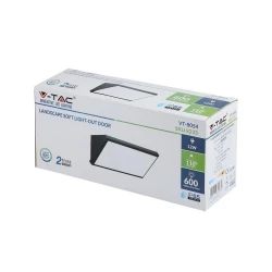 Lampa Ścienna Zewnętrzna VT-8054 12W 3000K 600lm IP65 Szara 8233