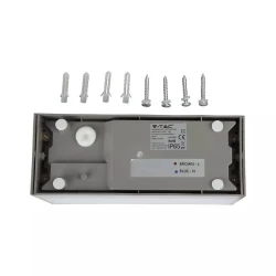 Oprawa ewelacyjna VT-8057 12W LED UP/DOWN OUTDOOR SOFT LIGHT-LARGE COLORCODE:3000K GREY BODY 8242