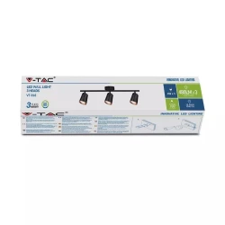 Oprawa Sufitowa V-TAC 18W LED Czarna VT-818 4000K 1440lm