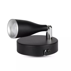 Lampa Ścienna VT-805 4,5W 3000K 360lm Czarna 8263