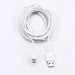 Przewód Type C USB 3M Biały High Speed V-TAC VT-5543