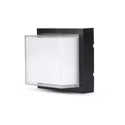Oprawa ewelacyjna VT-828 12W LED WALL LIGHT COLORCODE:3000K,BLACK -SQUARE 8543