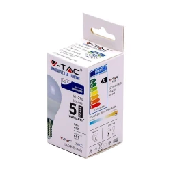 Żarówka LED VT-290 SAMSUNG CHIP 7W E14 P45 4000K 600lm A+ 180st. 864