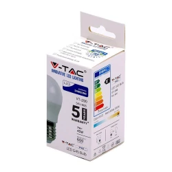 Żarówka LED VT-290 SAMSUNG CHIP 7W E27 G45 6400K 600lm A+ 180st. 868