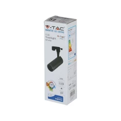 Oprawa 18W LED V-TAC Track Light SAMSUNG CHIP CRI90+ Czarna 24st VT-418 4000K 1260lm 5 Lat Gwarancji