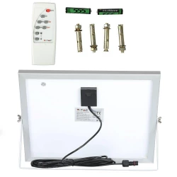 Projektor LED Solarny VT-40W 16W 6000K 1050lm IP65 94008