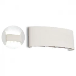 Oprawa Ścienna Góra/Dół V-TAC 8W LED Biała IP54 VT-848 4000K 800lm