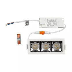 Oprawa V-TAC Downlight SAMSUNG CHIP 12W UGR19 CRI90+ 12st VT-2-12 2700K 960lm 5 Lat Gwarancji