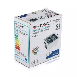 Oprawa V-TAC Downlight SAMSUNG CHIP 16W UGR19 CRI90+ 12st VT-2-16 5700K 1280lm 5 Lat Gwarancji
