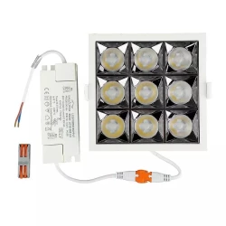 Oprawa V-TAC Downlight SAMSUNG CHIP 36W UGR19 CRI90+ 12st VT-2-36 5700K 2880lm 5 Lat Gwarancji