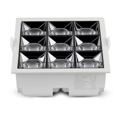 Oprawa V-TAC Downlight SAMSUNG CHIP 36W UGR19 CRI90+ 12st VT-2-36 2700K 2880lm 5 Lat Gwarancji