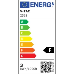 Taśma LED V-TAC SMD3528 300LED IP54 Silicon WP 4000K 400lm