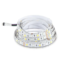 Taśma LED VT-5050 SMD5050 10W/M 60LED/M RGB+3000K IP20 5M 2553