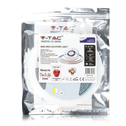 Taśma LED V-TAC SAMSUNG CHIP 2835 1200LED 24V IP20 CRI95+ 10mb 18W/m VT-10 6000K 1500lm 3 Lata Gwarancji