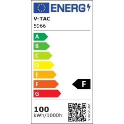 Projektor LED 100W 8500lm 6500K Czarny IP65 5966
