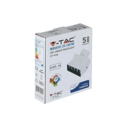 Oprawa LED V-TAC 12W Track Light SAMSUNG CHIP CRI90+ Biała VT-416 2700K 960lm 5 Lat Gwarancji