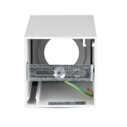 Oprawa Sufitowa V-TAC GU10 Kwadrat Natynkowa Biały 74x74x140mm VT-882 3 Lata Gwarancji