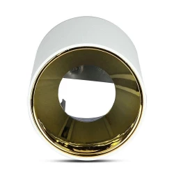 Oprawa Sufitowa V-TAC GU10 Okrągła Natynkowa Tuba Biały+Złoty 80x140mm VT-882 3 Lata Gwarancji