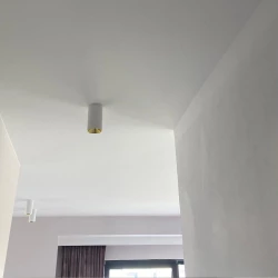 Oprawa Sufitowa V-TAC GU10 Okrągła Natynkowa Tuba Biały+Złoty 80x140mm VT-882 3 Lata Gwarancji