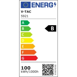 Projektor LED 100W 16000lm 6400K 160lm/W IP65 IK06 Czarny 5921