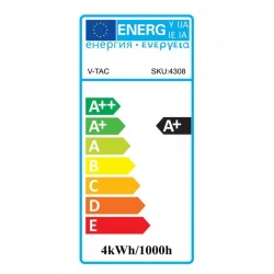 Żarówka LED V-TAC 4W Filament E14 Twist Świeczka Płomyk VT-1995 4000K 400lm