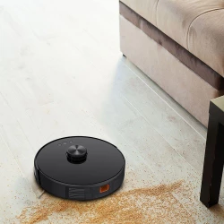 Odkurzacz Automatyczny V-TAC Auto powrót Gyro Laser Kompatybilny Amazon Alexa Google Home Czarny VT-5556