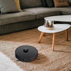 Odkurzacz Automatyczny V-TAC Auto powrót Gyro Laser Kompatybilny Amazon Alexa Google Home Czarny VT-5556