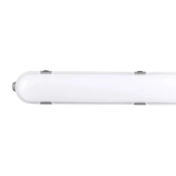 Oprawa Hermetyczna LED Awaryjna CNBOP Batertech SAMSUNG CHIP 48W 150cm 120LM/W ML SS Clip VT-150048 6400K 5760lm