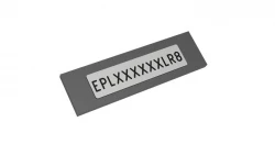 PROSLEEVE ETYKIETA EPL 27 x 8 mm SREBRNA  (2500 szt.)