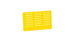 KARTY Z ETYKIETAMI 21 MM  NA PRZEWODY ŻÓŁTE  (25x21 szt.)