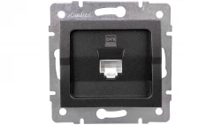 LOGI Gniazdo komputerowe pojedyncze (RJ45Cat 6 Jack) Grafit 021400041 25286