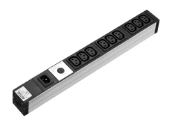 Listwa gniazd zasilania 9 gniazdkowa 482,6 mm (19